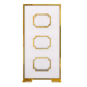 Madison Panel Gold White Acrylic