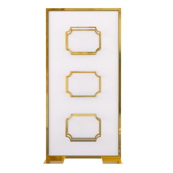 Madison Panel Gold White Acrylic