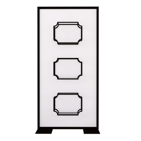 Madison Panel Black White