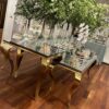 Gold Mirror Nesting Table 3 Pcs Set 8', 6'