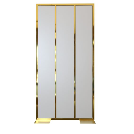 Rodeo Panel Gold White
