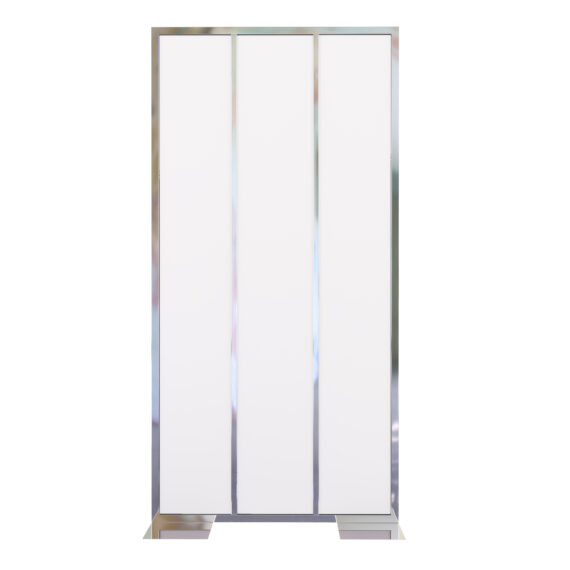 Rodeo Panel Silver White Acrylic