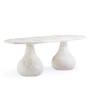 Afyon Marble Table Oval