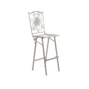 Garden Bar Stool Antique White