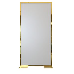 Plain Panel Gold White