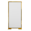 Plain Panel Gold Frosted