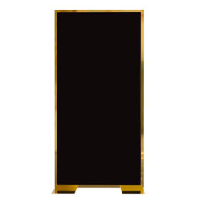 Plain Panel Gold Black