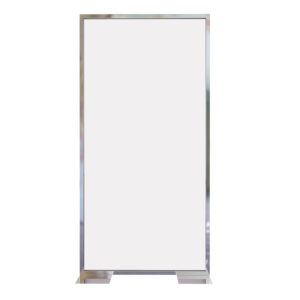 Plain Panel Silver White