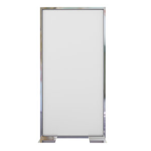 Plain Panel Silver Frosted