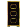 Madison Panel Gold Black Acrylic