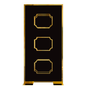 Madison Panel Gold Black Acrylic