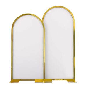 Arched Gold White Acrylic 8' and 9' Nesting Panel