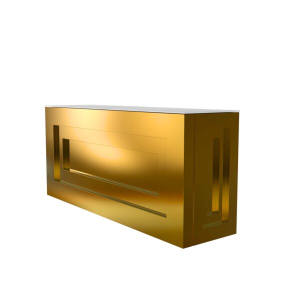 Indented Gold 8' Bar