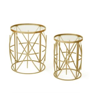 Eric Nesting Coffee Table Gold