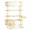 Gold Display Cart