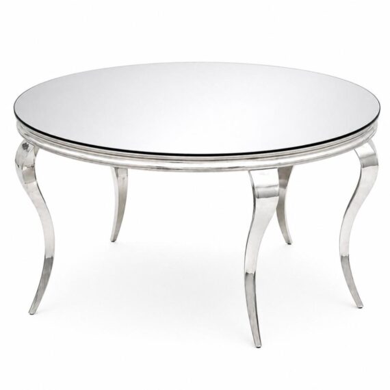 Curvo Display Table Silver