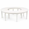 Row Serp Table White Wood