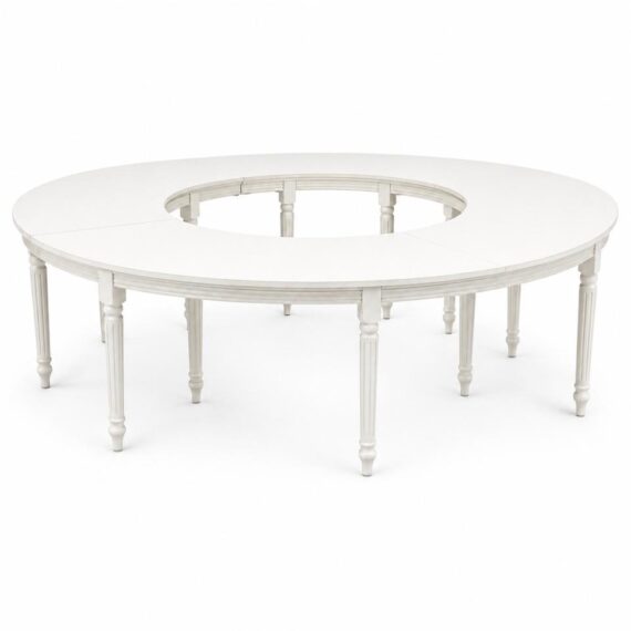 Row Serp Table White Wood