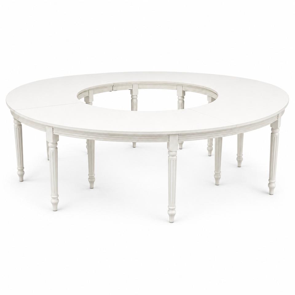 Row Serp Table White Wood
