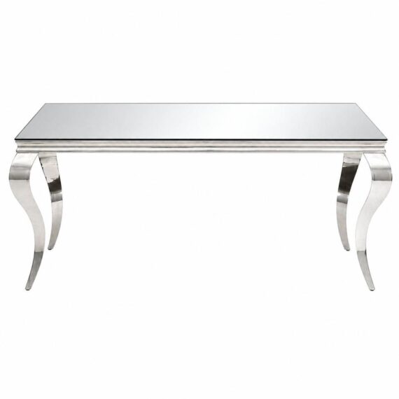 Curvo Rectangle Table Silver