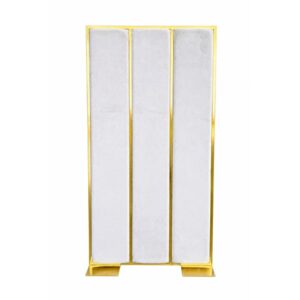 Rodeo Panel Gold Upholstered Cream