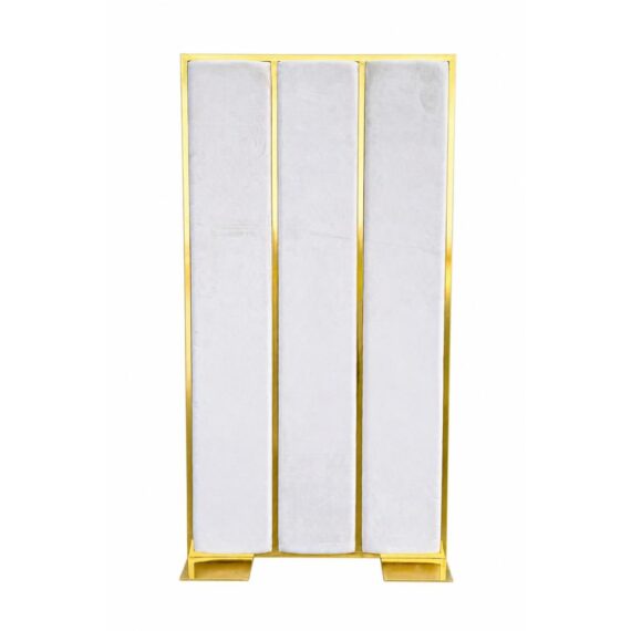 Rodeo Panel Gold Upholstered Cream