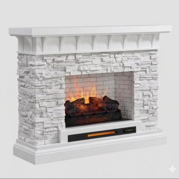Fireplace Electric White