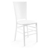 Nadia Chair White Padded White Seat