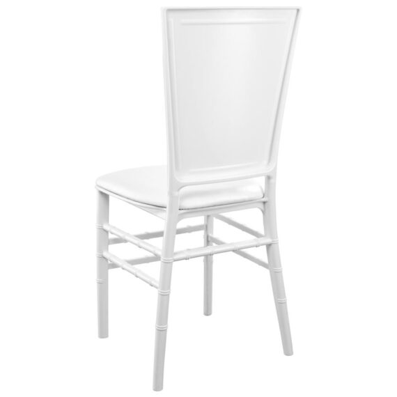 Nadia Chair White Padded White Seat