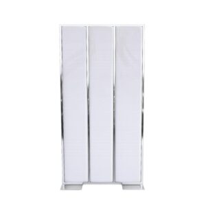 Rodeo Panel Silver Upholstered Cream