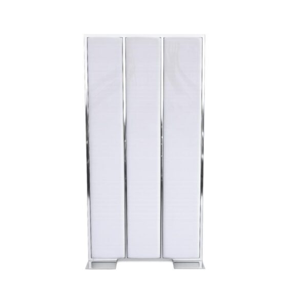 Rodeo Panel Silver Upholstered Cream