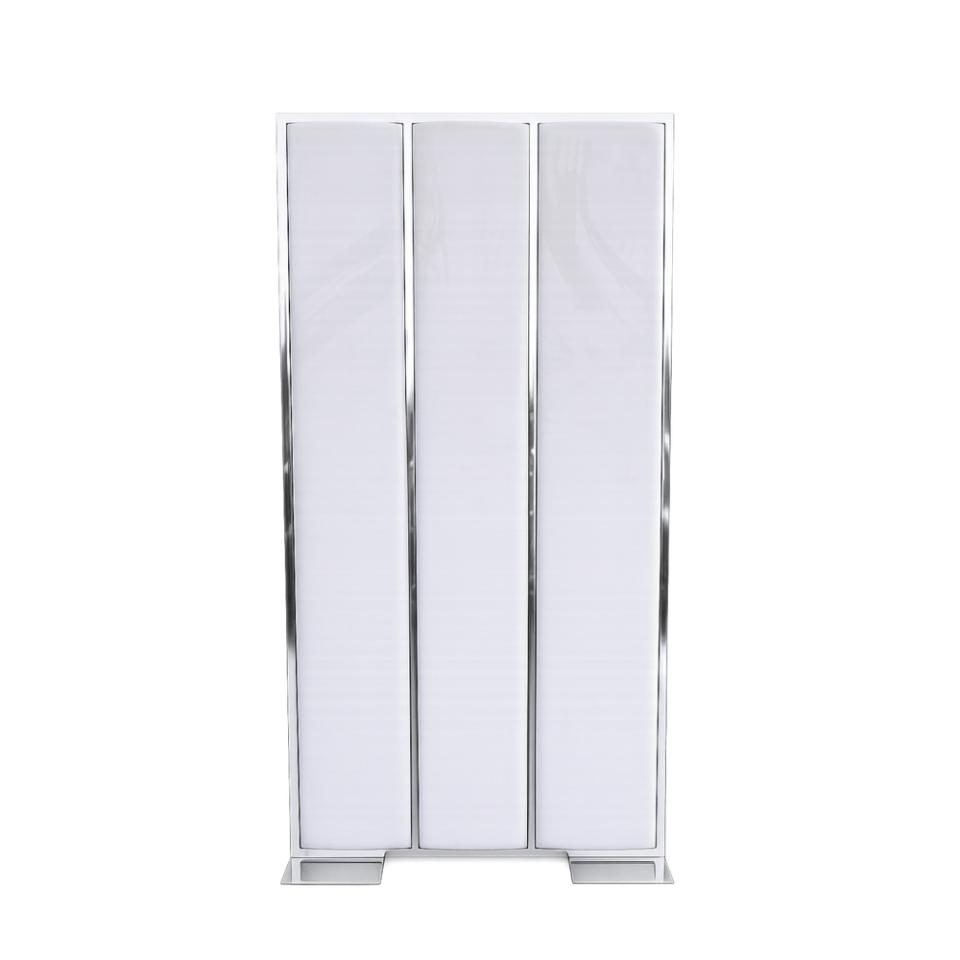 Rodeo Panel Silver Upholstered Cream
