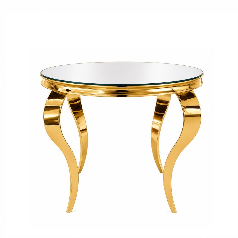 Curvo Cocktail Table Gold