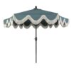 Green Fringe Umbrella 9'