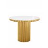 Carol Display Table White Gold Top