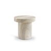 Travertine Side Table