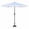 Light Blue Fringe Umbrella