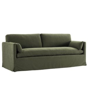 Charlotte Linen Sofa Sage Green