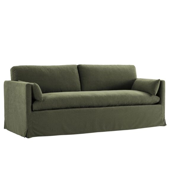 Charlotte Linen Sofa Sage Green